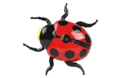 Remote Control Wall Climbing Ladybird Toys&comma; Rechargeable Ladybird Toys -Red