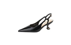 Back Empty&sol;New&sol;Metal&sol;Pointed Toe&sol;Sandals&sol;Patent Leather&sol;Europe And America&sol;Occupation&sol;Pu&sol;Solid Color