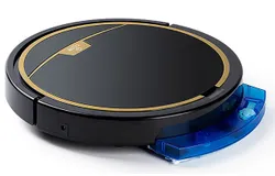 Robot Vacuum Cleaner&comma; Tangle-Free&comma; Strong Suction&comma; Ultra-Thin&comma; Low Noise&comma; 6 Cleaning Modes&comma; Remote Control&comma; Automatic Charging&comma; 70 Minutes Working Time（Black）