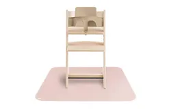 Baby Splat Mat 42&period;5x42&period;5 Inch &lpar;Blush&rpar;&vert; Water Resistant for Under High Chair and Infant Play