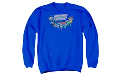 DC Comics Here They Come Adult Crewneck Sweatshirt