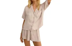 Z Supply Treat Yourself Pj Set In Oyster