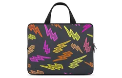 Pikachu&comma; Raiden&comma; Dazzling，colorful Laptop Bag Women Man 10 12 13 15 17 Inch Office Notebook Travel Computer Handbag Waterproof Bag Notebook Cover