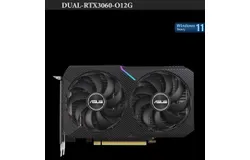 ASUS DUAL-RTX3060-O12G 12GB GDDR6 graphics card，Renovation