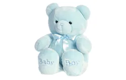 ebba™ Snuggly Comfy™ 91cm Bear Blue Baby Stuffed Animal