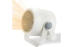 Both warm and cold can be used Portable Small space heater for indoor use&comma; Fast Heating Ceramic 1000W mini personal Heater with Heating and Fan Modes for Room&comma; Bedroom&comma; Office and Indoor Use&comma;White