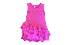 Sofi Clothing Girl&apos;s Ruffle Dress In Neon Pink