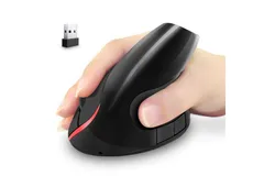 2&period;4GHz 5 Buttons Wireless Ergonomic Vertical Optical Mouse Mouse &lpar;Wireless&comma; Plug and Game Mode&rpar;