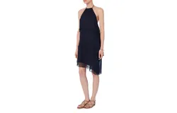 Love Sam Tiered Mini Dress&comma; Navy