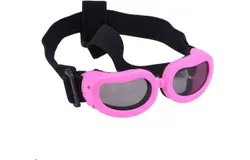 Dog goggles for small dogs&comma; UV protection sunglasses for small dogs&comma; outdoor dog goggles&comma; anti-fog&sol;windproof&sol;dustproof dog glasses&comma; eye protection for small dogs&comma; pink