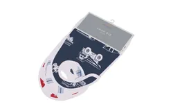 Newcastle Classics Things That Go 100&percnt; Soft Muslin Cotton 3 Pack Snap Bibs 12" X 9"