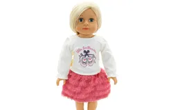 American Fashion World 18" Doll Clothing Little Ballerina Outfit