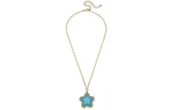Canvas Style Women&apos;s Stuck On You Patch Necklace In Blue