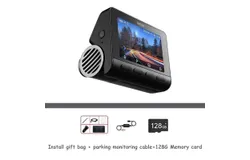 70mai A810 car camera 4k ultra high-definition driving recorder car front and rear dual recording dual camera 150° wide angle GPS Beidou positioning&comma; single lens&comma; black&comma; parking monitoring line&comma; 128G memory card