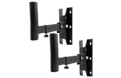 5 Core Speaker Wall Mount Stand&comma; Rotatable Angle&comma; Adjustable Swivel Tilt Speaker Hanger Bracket