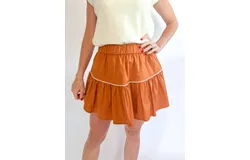 Crosby By Mollie Burch Willa Skort In Inca Gold