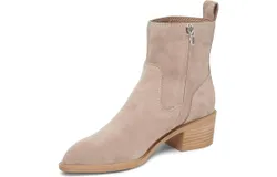 Dolce Vita Bili Ankle Boot In Taupe Suede