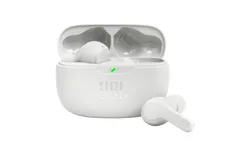 JBL vibe&sol;wave Beam - True Wireless JBL Deep Bass Sound Earbuds&comma; Bluetooth 5&period;2&comma; Water & Dust Resistant&comma; Hands-free call with VoiceAware&comma; Up to 32 hours of battery life-White NEW
