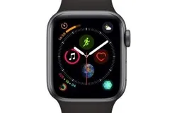 Apple Watch Series 4 &lpar;GPS&comma; 44MM&rpar; - Space Black Aluminum Case with Black Sport Band &lpar;Renewed&rpar;