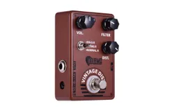 Dolamo D-11 Vintage Distortion Guitar Effect Pedal with Volume Filter and Distortion Controls True Bypass Design for Electric Guitar