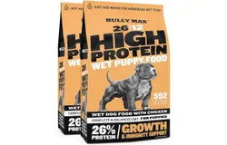 Wet Puppy Food Instant Fresh Dehydrated High Protein Soft Dog Food with Chicken Healthy Growth for Small & Large Breed Puppies 4 Dry Dog Food Pounds (Makes 11 lbs. of Wet Dog Food)