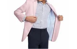 Tommy Hilfiger Big Boys Modern-Fit Stretch Oxford Sport Coat In Pink