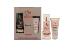 Lomani AB Spirit Millionaire Le Parfum Gold Icon For Women 2 Pc Gift Set 3&period;3oz EDP Spray&comma; 3&period;3oz Body Lotion