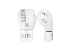 FIVING Boxing Gloves for Men and Women Suitable for Boxing Kickboxing Mixed Martial Arts Muay Thai MMA Heavy Bag Training 50-65kg 10oz&comma;white