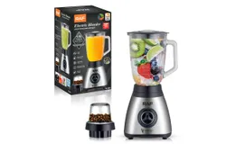Electric Blender For Milkshakes And Smoothies&comma; Purees&comma; Crushed Ice&comma; 1&period;5l&comma; Power Blender&comma; Stainless Steel Ice Blade Blades