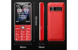 Bar-Style Mobile Phone for Seniors with Large Buttons and Big Battery
