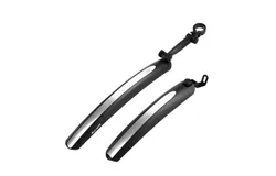 MTB Folding Bicycle Front Rear Mudguard Splash Mudapron Set Highlight Reflective Cycling Part