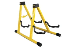 Double Guitar Stand Floor Adjustable Heavy Duty A Frame Universal Folding Acoustic Electric Bass Mandolin Banjo Violin Holder Stands For On Stage Studio