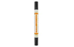 Wood Burning Pen Chemical Pyrography Marker Pen Safe Scorch Tool for DIY Projects Wood Painting Draft Pencil Dual Pen Point Tip with 1mm Oblique Head and 3mm Round Head
