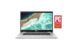ASUS C523NA Chromebook 15&period;6&apos;&apos; HD Laptop&comma; Intel Celeron N3350 Processor&comma; 4GB RAM&comma; 64GB eMMC Flash Memory&comma; Intel HD Graphics&comma; HD Webcam&comma; Stereo Speakers&comma; Chrome OS&comma; Silver&comma; &lpar;renewed&rpar;