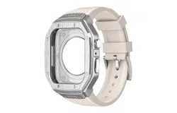 Watch band，for Apple Watch 7&sol;8&sol;9&sol;SE transparent case&comma; strap Apple Strap