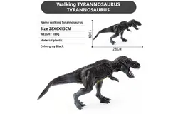 Jurassic Large Dinosaur Simulation Tyrannosaurus Brachiosaurus Model Simulation Dinosaur Model Educational Animal Models for Collectors&comma; Dinosaur Lovers&comma; Birthday Gifts-Walking Leopardosaurus 189g