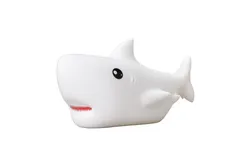 Shark Night Light&comma; USB Rechargeable Silicone LED Night Light for Kids&comma; Multicolor Cute Nursery Night Light with Warm White and 7-Color Breathing Mode&comma; Christmas Gift for Kids Baby Children Bedrooms