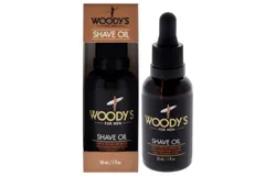 Shave Oil by Woodys for Men - 1 oz Oil