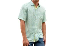 Tommy Bahama Veracruz Cay Cocktail Mixer Camp Shirt In Opal