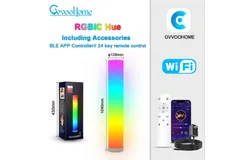Colorful atmosphere light Bluetooth floor light APP Living room reading light living room bedside atmosphere light WIFI Graffiti RGBW Magic Floor Lamp &lpar;one set&rpar;