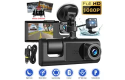Triple recording car recorder 1080P wide Angle triple lens car recorder reversing visual&NewLine; C309-2083 three records &plus;WiFi &lpar;WiFi&plus; in front of the car &plus; inside the car &plus; behind the car&rpar; without gravity sensing