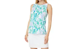 Lilly Pulitzer Renay Tank In Resort White Just A Pinch