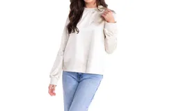 S&apos;edge Britt Top In Parchment