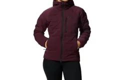 Mountain Hardwear Women&apos;s Stretchdown Hoody Jacket In Cocoa Red