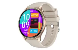 1&period;43-Inch Smart Hand Round Screen Watch Bluetooth Talk Exercise Heart Rate Blood Pressure Blood Oxygen Sleep &lpar;Pink&rpar;