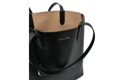 Michael Michael Kors Women Black North South Pebbled Leather Tote Bag