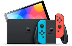 Consola Nintendo Switch OLED &vert; Neon &vert; Pantalla 7" &vert; 64GB