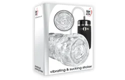 A&E Remote Vibe Vacuum Stroker Clear