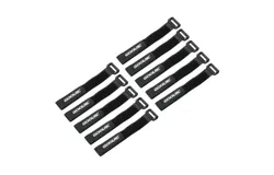 GoolRC 10 Pcs Strong RC Battery Antiskid Cable Tie Down Straps 21&ast;2cm Black