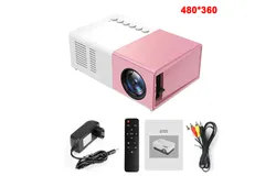 Cross-border J9pro Portable Smart 1080P Projector Home Office HD YG307 Mini projector&lpar;One screen version）